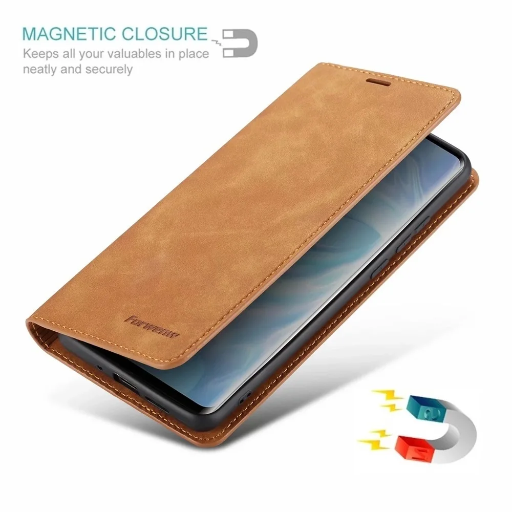 Custodia per cellulare con custodia a portafoglio in pelle opaca ultra sottile per Huawei P40 P30 P20 Pro Lite Mate 20 30 Pro Lite P Smart Pl_voghion.com
