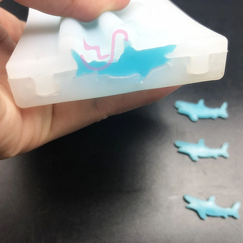 Маленькая трубка в форме акулы форма для мыла силиконовая свечей цилиндр из