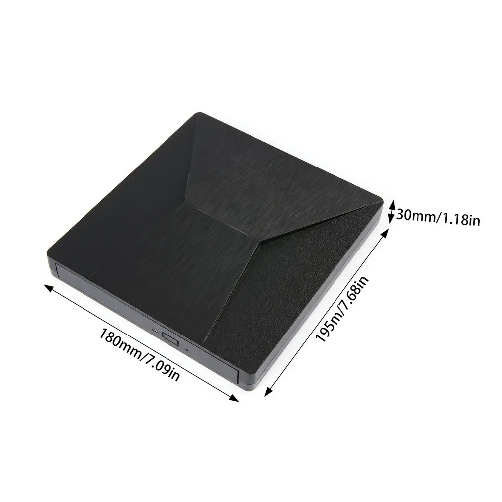 DVD Burner External Portable DVD Ultra Slim USB 3.0 DVD Burner CD-RW for Mac OS Linux PC Windows XP-Vista-7-8-10 G648