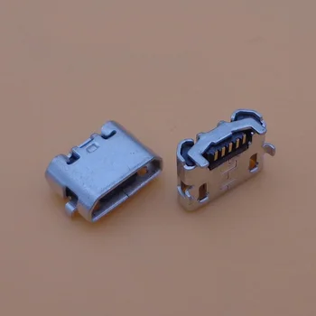 

100pcs micro USB jack Reverse Ox horn Charging Port Plug socket connector mini usb For Huawei 4X Y6 4A P8 C8817 max Lite Pro