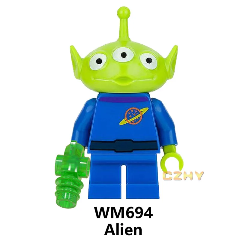 WM6060 игрушка история блоки древесный Базз Лайтер Alien Ducky Duke Caboom Bo Peep Gaby детские строительные блоки игрушки для детей