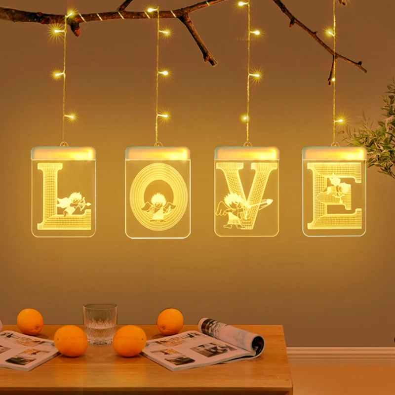 Huiran LOVE Marry Me USB подвесной светильник в деревенском стиле для свадебных торжеств декор для свадебных торжеств Свадебный декор для свадебных торжеств