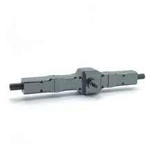 WPL – assemblage de l'essieu arrière avec différentiel, pièces de Modification de mise à niveau en métal, modèle 1/10 D12 1/16 1/16 B14 B16 C14 RC