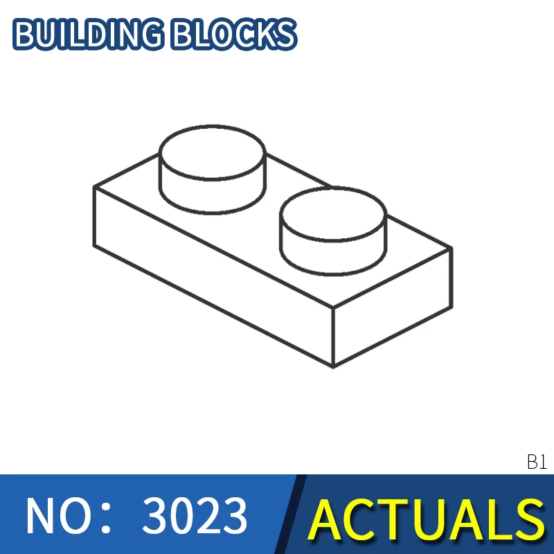 

KAZI enlighten constructor educational Blocks buildmoc parts 3023 city diy Bricks technic classic Building toys for children