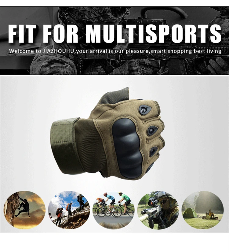 Army Armor Protection Shell Tactical Gloves Half Finger Sports Gloves Fitness Hiking Riding Cycling Military Women Men's Gloves summer gloves for men