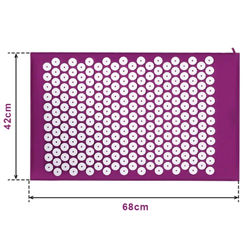 Традиционный акупунктурный акупрессуровый коврик массажер снимает стресс боль в спине и Теле шеи шип коврик подушка акупрессурный коврик