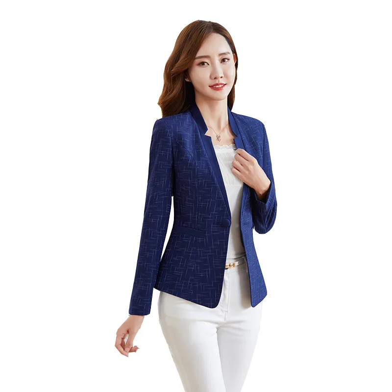 Костюм куртка Женская Весна и Осень корейский стиль Slim Fit похудение одна пуговица Элегантная мода Британский Стиль Повседневный онлайн Cele
