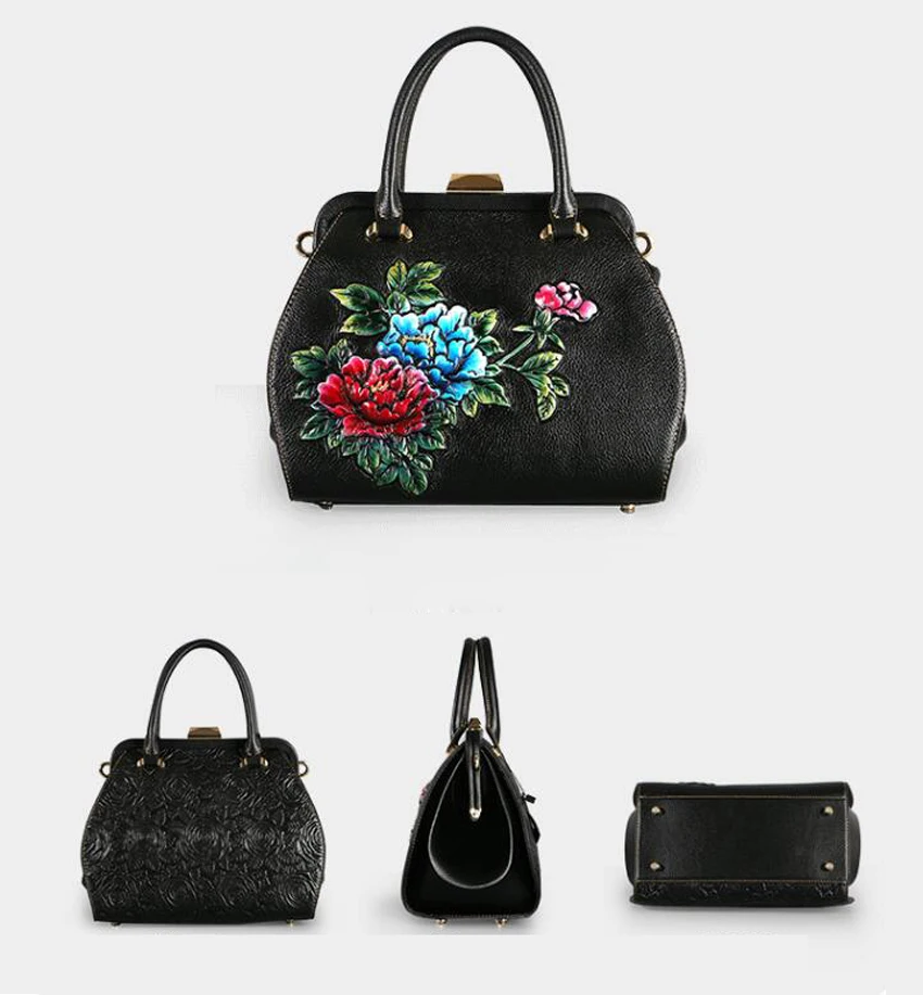 SUWERER Top quality women Genuine Leather bag luxury handbags women bags designer bags famous brand women bags tote bag