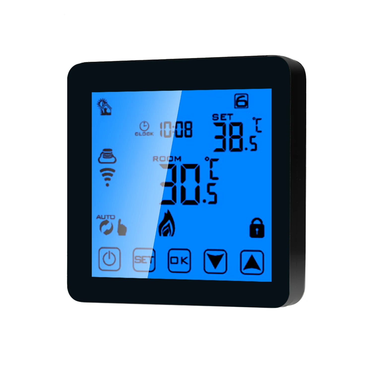 KKMOON Digital WiFi Touch Screen Programmable Room Temperature Controller Heating Thermostat Water Gas Boiler Thermoregulator |