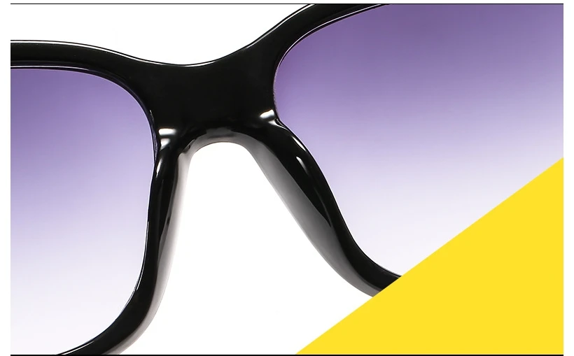46223 милые Квадратные Солнцезащитные очки с медведем для мужчин и женщин модные солнцезащитные очки UV400