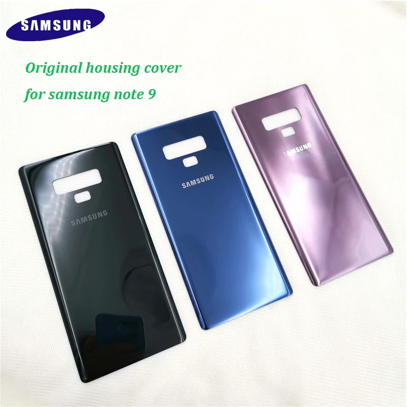 Чехол для samsung galaxy note9 note 9, Официальный 3D стеклянный чехол на заднюю панель, защитный Сменный Чехол, настоящая наклейка на заднюю дверь