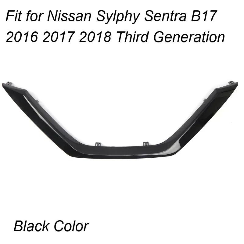 Подходит для Nissan X-Trail Rogue/Sylphy Sentra автомобильный Стайлинг ABS передняя консоль Гриль Крышка декор отделка 1 шт. авто аксессуары