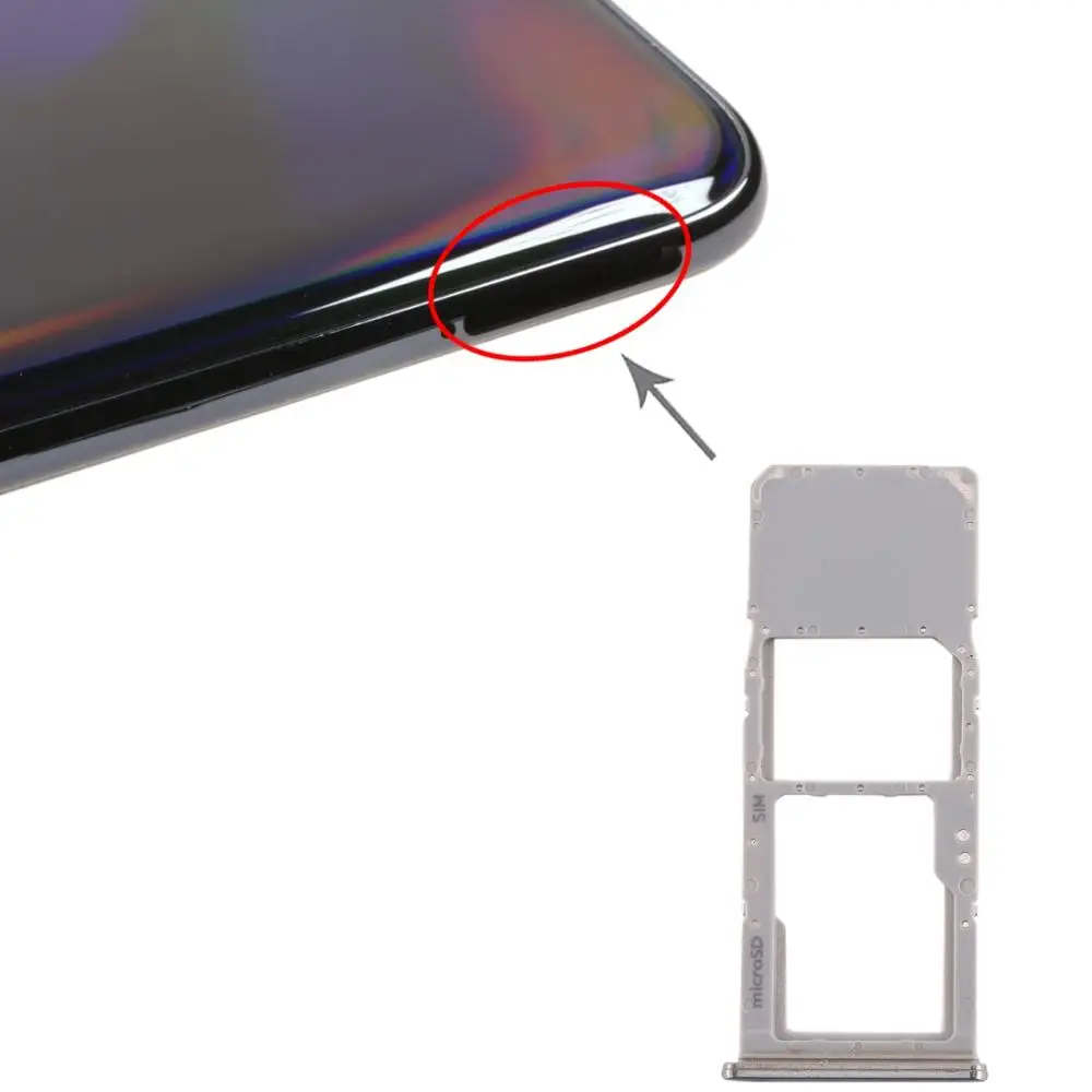 Лоток для sim-карты+ лоток для карт памяти Micro SD для Galaxy A70