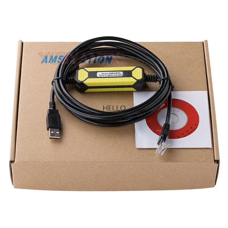

USB-CNV3 Suitable Fuji NB NJ NS NW0 Series PLC programming Cable NN-CNV3