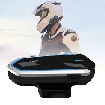 

Motorcycle Intercom Bluetooth Headset Waterproof Wireless Voice Control Interphone LHB99