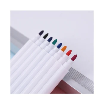 

100pcs 8colors Dry Erasable White Board Marker Pen Whiteboard Marker Chalk Glass Ceramics Office School art marker colorful ink