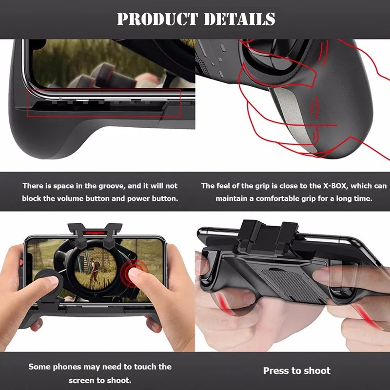 AK21 for PUBG Mobile Game Controller Joystick Gamepad Trigger Shooting Button Gamepad For iPhone 11