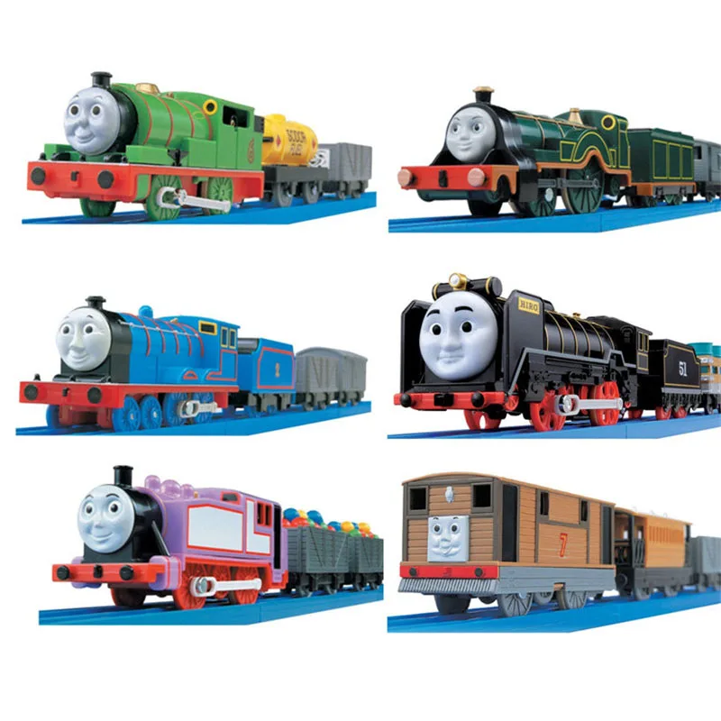 Такара TOMY автомобильный поезд рельс TRACKMASTER грузовики с моторизованным Виктором Роки Эдвардом Гордоном Джеймсом Перси Хиро мальчик игрушки