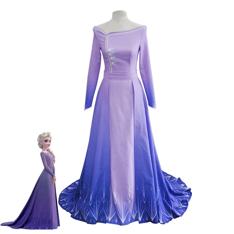 elsa purple dress