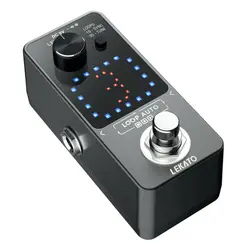 Lekato – boucle de guitare électrique, Mini pédale d'effet de guitare, accordeur, enregistrement de pédale, 3 fentes ondulées toutes 6 minutes 