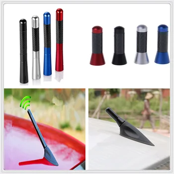 

Car universal Carbon Fiber roof Short Radio signal Antenna for Volvo S40 S60 S80 XC60 XC90 V40 V60 Any Cars XC40 360c V90 V40