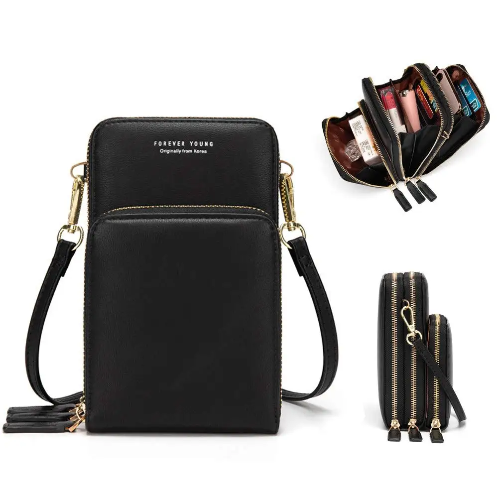 crossbody smartphone wallet