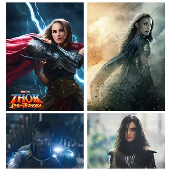 

Stickers Self Adhesive Hot Sale NEW 2020 Thor Love and Thunder Poster Magazine Couples Dress Custom DIY Painted Accessory