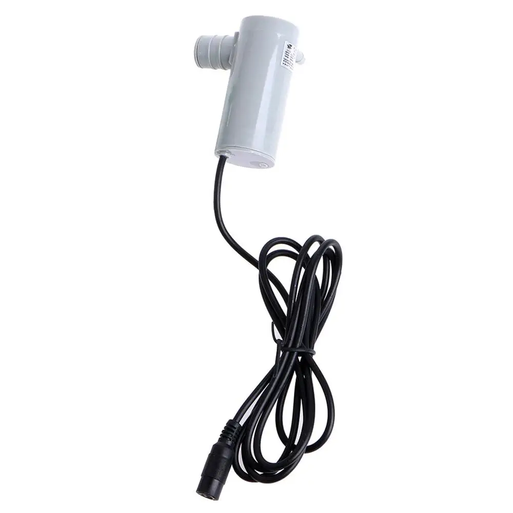 12V Gray 500л/ч 9 м DC 12 В 19 Вт погружной водяной насос высокий подъем Автомойка ванная фонтан погружные водяные насосы - Напряжение: 12V Gray