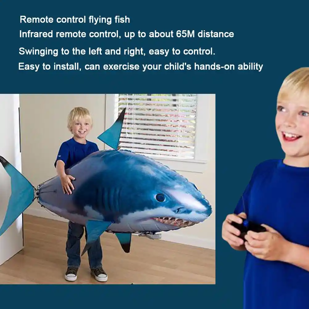 aerial remote control flying shark