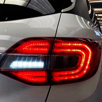 

2PCS Multi-Functions Car LED Rear Tail Lamp Pillar Light Bumper Light Brake Light Reflector for Ford Everest 2016 2017 2018