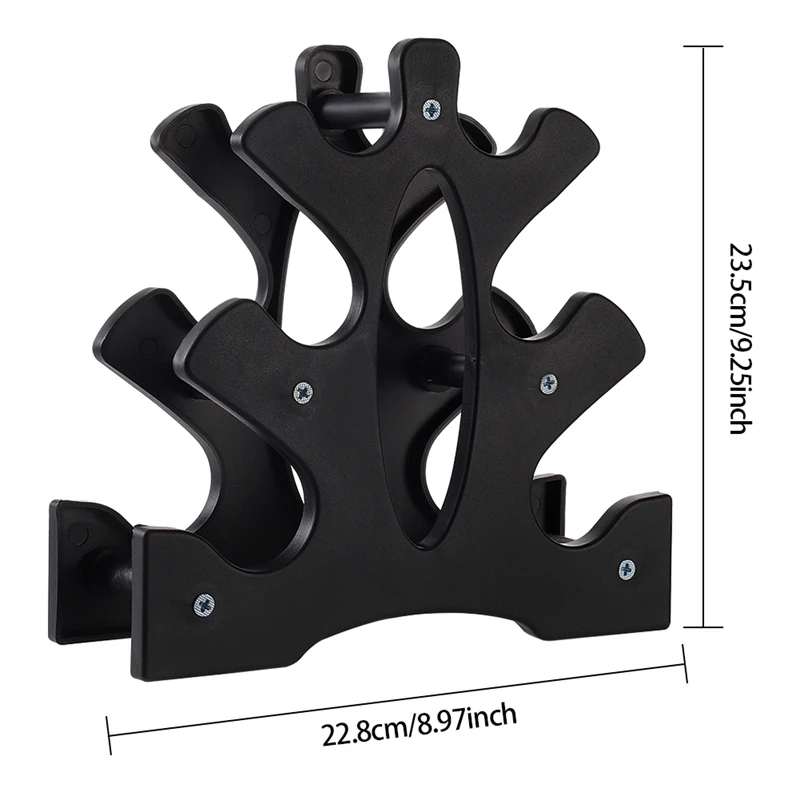 New Dumbbell Rack Stand 3 Tier Dumbbells Weights Handle Stand Holds 30 Pounds Fitness Gym Equipment Accessories dumbbell stand