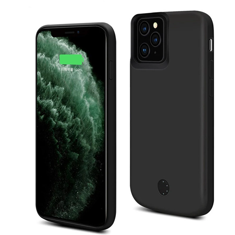 Для iphone 11 11 Pro 11 Pro Max чехол для аккумулятора большой емкости Внешний Аккумулятор Чехол для зарядного устройства умный Внешний для iphone 11 Pro Чехол для питания