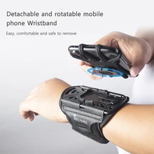 

Outdoor Rotating Sports Phone Wrist Holder Running Bag Generation Removable Driving Takeaway Navigation Fitness Cycling Trave
