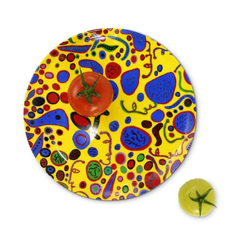 Современная тарелка Yayoi Kusama для украшения дома, креативная тарелка для гостиной, винный шкаф, украшение, бизнес-подарок M3804