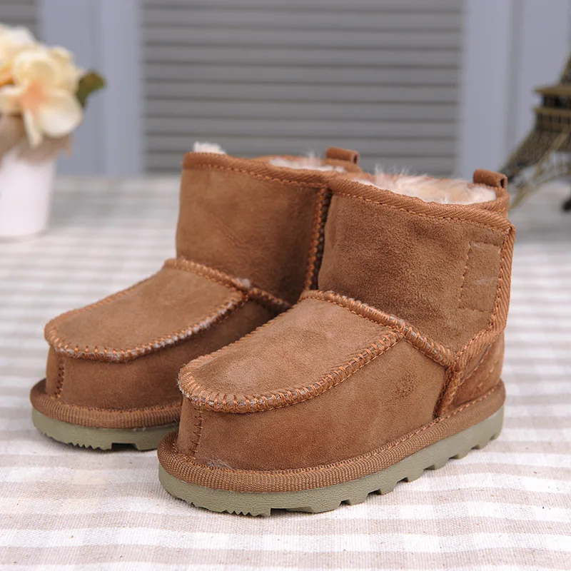 

CHILDREN'S Snow Boots Sheep Fur CHILDREN'S Shoes Wool Shoes CHILDREN'S Snow Boots