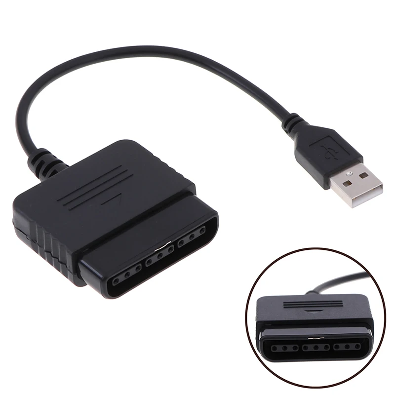 Горячая 1 шт. USB адаптер конвертер кабель для игрового контроллера для PS2 для PS3 Pc Аксессуары для видеоигр