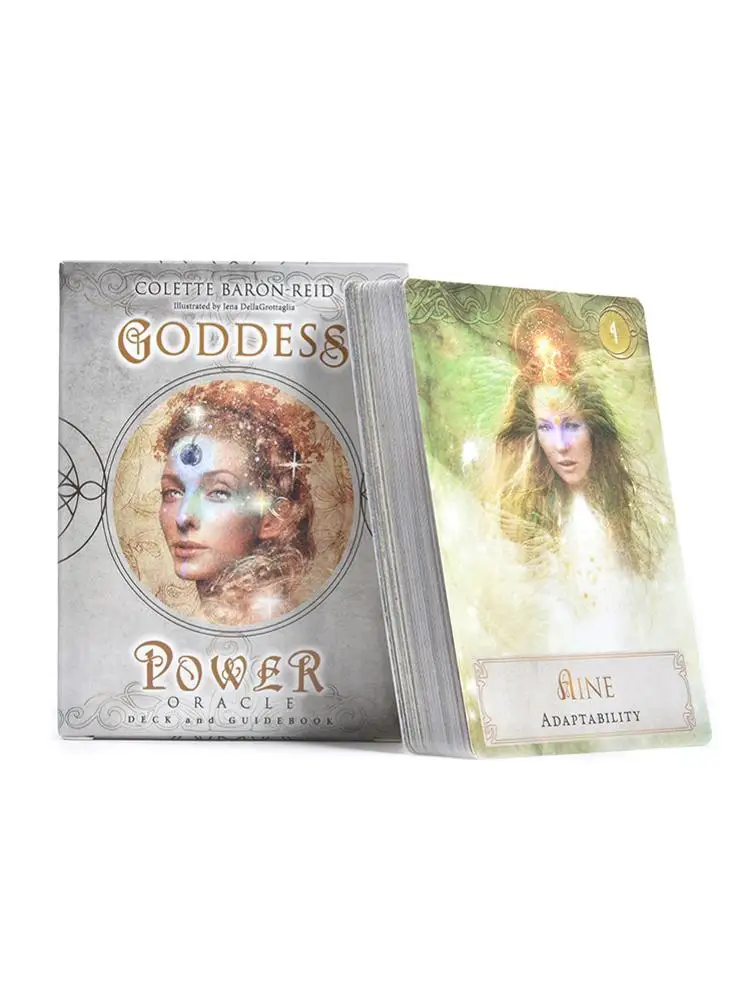 

52 Sheets Goddess Power Tarot Cards Board Game Card Interaction Gadget For Families Children Kids Game Gift