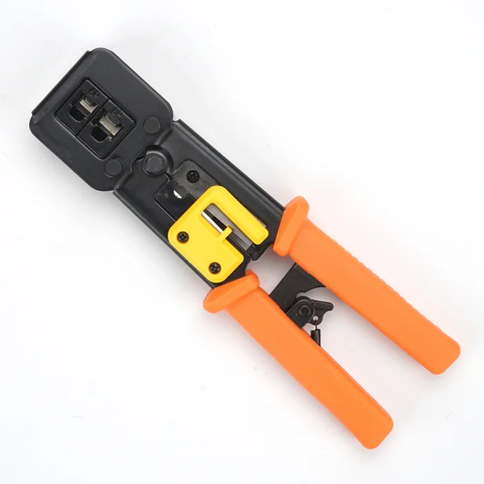 RJ45 сети плоскогубцы обжимной инструмент мульти-функциональный кабель Резак для пирсинга с украшением в виде кристаллов головки плоскогубцы NE