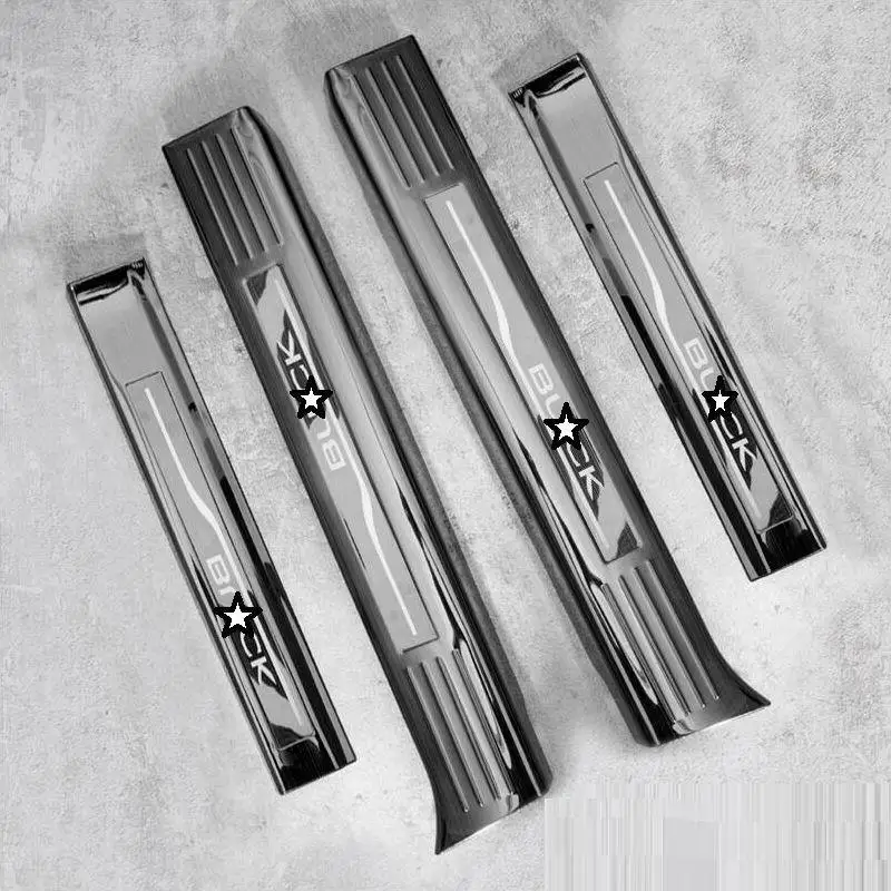  Car Trunk Rear Panels Foot Pedal Exterior Auto Automovil Accessories Sticker Strip Trim 11 12 13 14