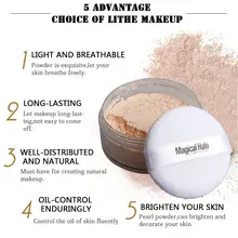 Волшебный ореол длительный рассыпчатая пудра водонепроницаемый матовая установка порошок с слоем CTN88