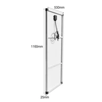 Solar Panel Panneau solaire 150W 18V, Module léger, cellule d'alimentation PV pour batterie 12v, bateau, caravane, connecté au réseau, Applications hors réseau 3