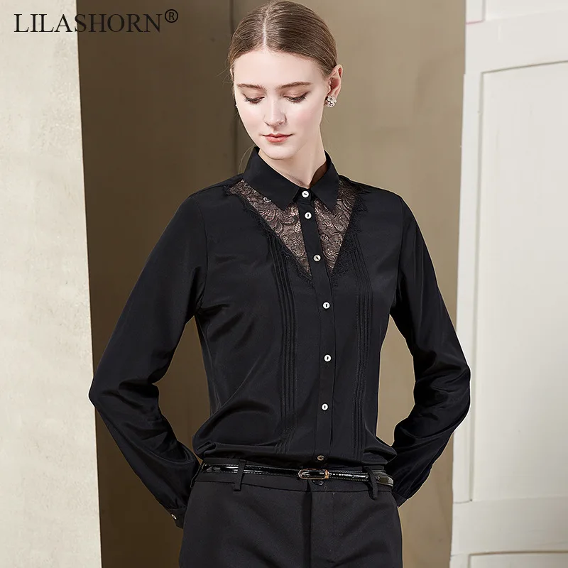 women s blouses and tops silk floral office formal casual shirts plus large size 2019 summer sexy H