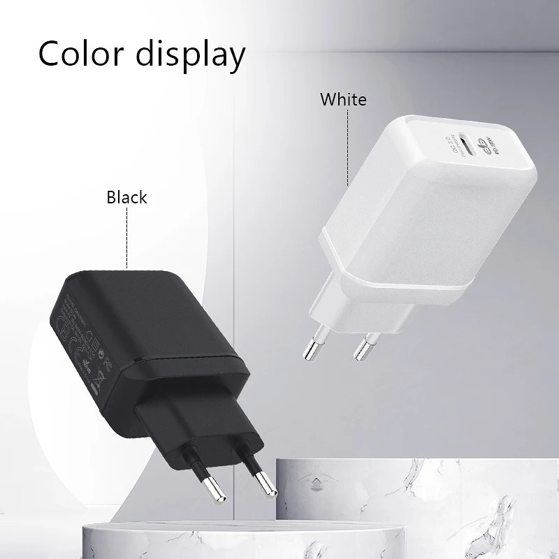EKSPRAD PD зарядное устройство 18 Вт QC3.0 usb type C быстрое зарядное устройство для iPhone 11 11Pro X Xs 8 Xiaomi samsung Phone USB C PD зарядное устройство US/EU