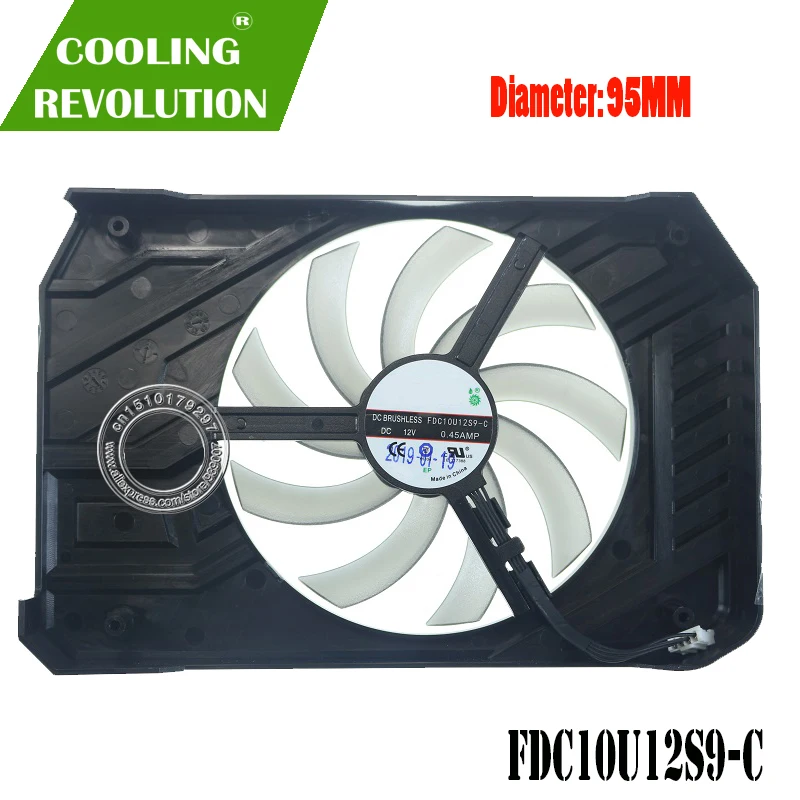 Gráfica para Palit fã do Dissipador de Calor da Placa Stormx - 2060 oc Fdc10u12s9-c Rtx2060 6 gb - Imagem 3