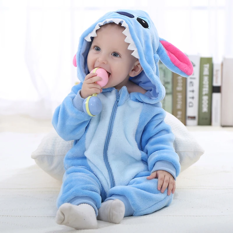 Aliexpress.com _ Buy EOICIOI baby romper Panda stitch cat newborn clothes Hooded Winter Rompers cute soft Flannel imported new born baby clothes from Reliable born baby clothes suppliers on EOICIOI Store (3)