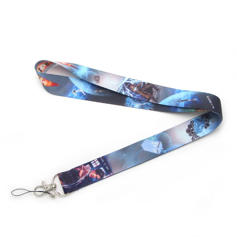 

Doctor Who cute style Multi-function Mobile Phone Strap Tags Neck Lanyards for key ID Lanyards Badges Neck Straps webbing E0535