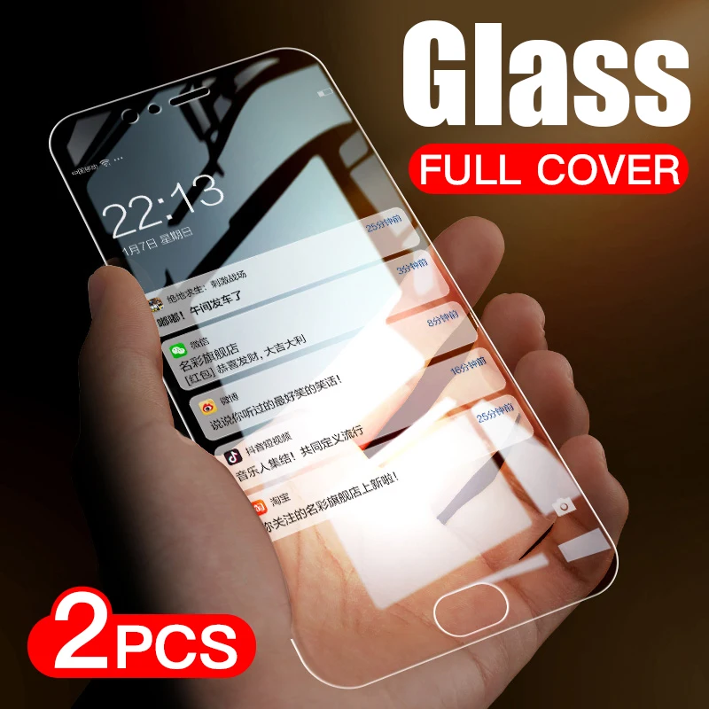 

2PCS 9H Tempered Glass For Xiaomi Redmi Note 7 6 8 Pro Screen Protector Film Glass For Redmi 7 8 6 Pro 6A 7A 8A Protective Glass