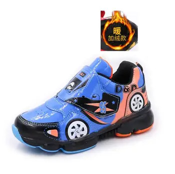 

luminous sport sneakers kids shoes PU leather girls boys kids shoes led children glowing lighted baby kid shoe