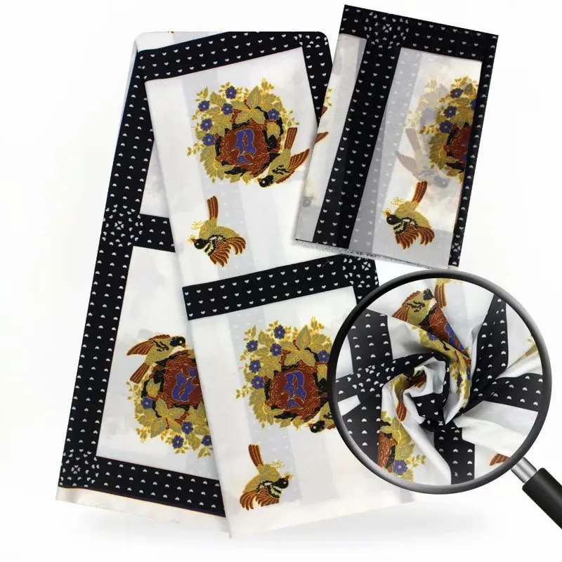 Модальные эластичные атласная шёлковая ткань Африканская мягкая восковая ткань с принтом 2 ярда шифон 4 ярда audel modell ИМИТИРОВАННАЯ ткань Анкара 90870