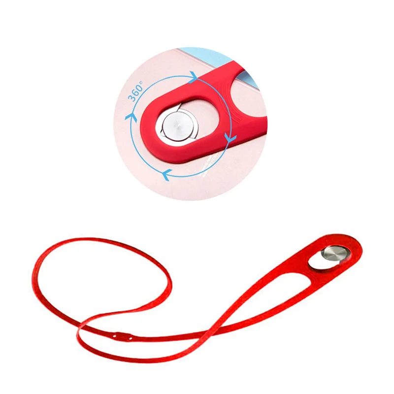 50pcs Universal Key Lanyard Mobile Phone Anti-lost Silicone Lanyard Neckband Cufflinks ID Cards Hanging Neck Rope